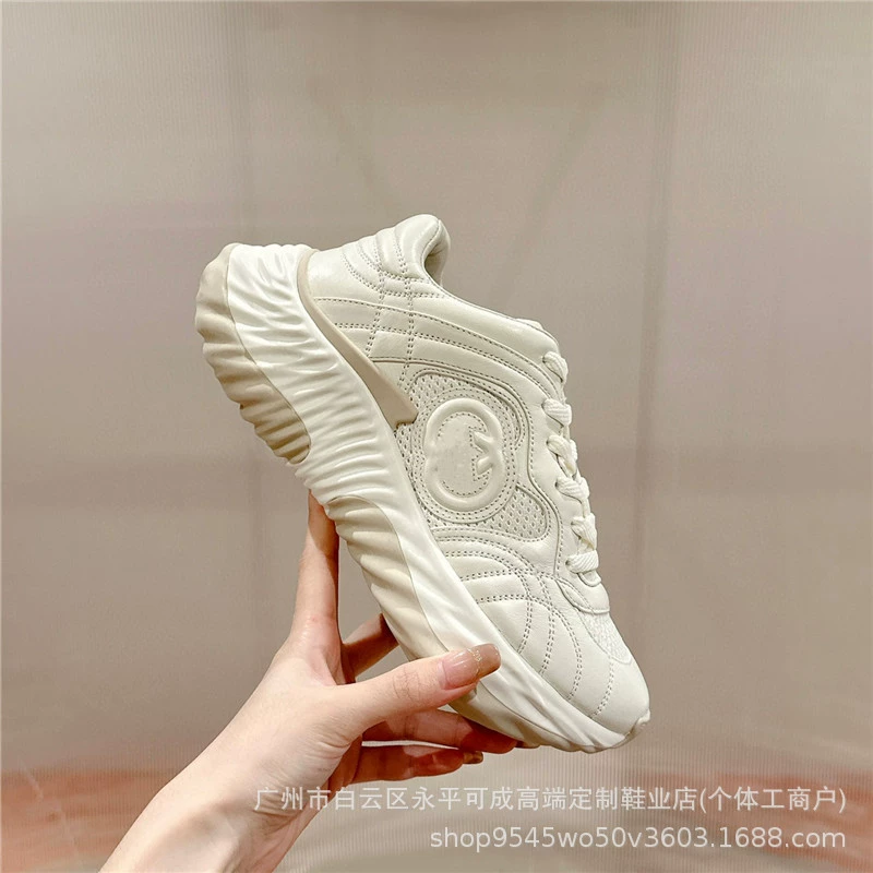 Белые туфли на платформе, высокие кеды, обувь