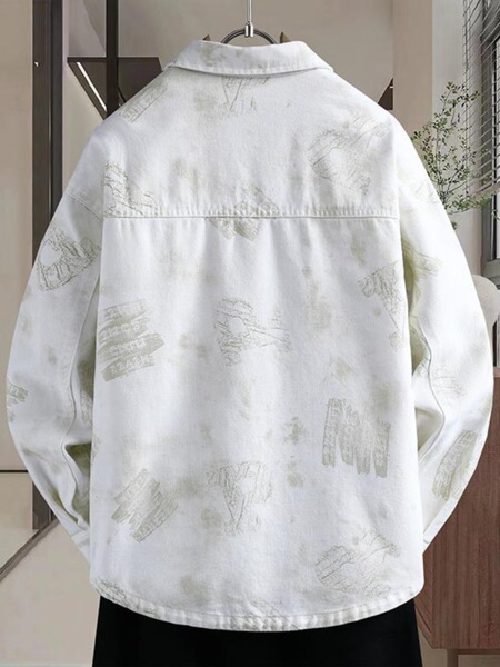 Cotton autumn demi-season trend shirt for leisure