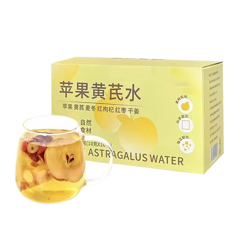 アップルレンゲ水ティーバッグ健康茶卸売独立した小さな包装アップルオフィオポゴンジャポニカス赤いナツメヤシクコ茶|undefined