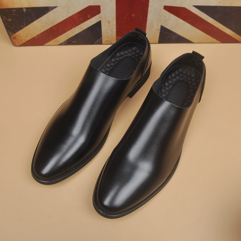 Летняя дышащая кожа простой бизнес-костюм мужская кожаная обувь мягкая кожа мягкая подошва ленивая обувь Doudou
