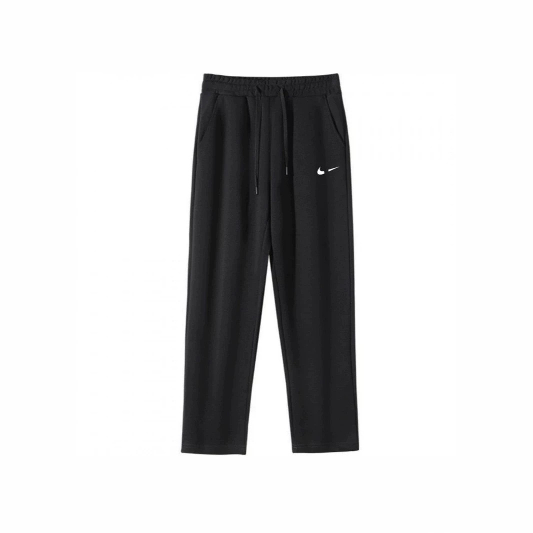 Cross-border Spring and Autumn Cotton Embroidered Hook Straight Loose Sweatpants, Unisex, Soft and Skin-friendly Outdoor Casual Pants