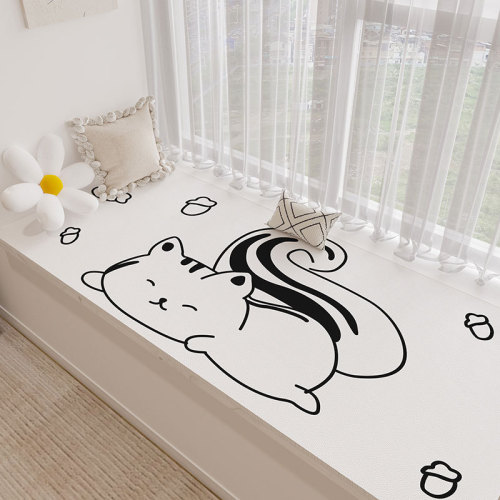 Cartoon simple bedroom bay window mat tatami climbing bedside carpet living room coffee table sofa carpet floor mat