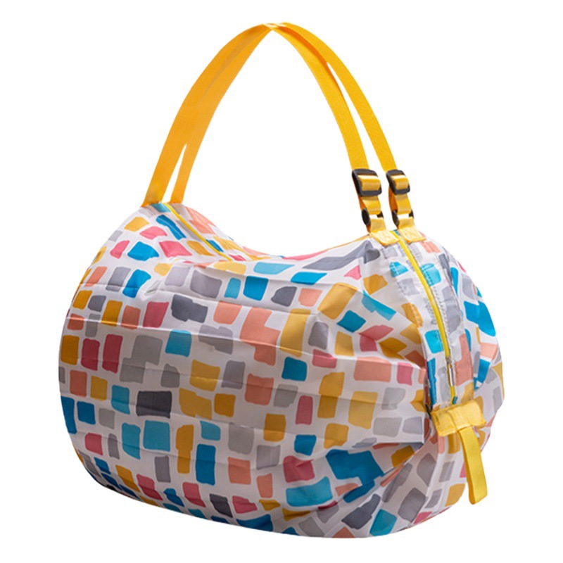 Bolso de compras plegable bolsa de viaje portátil engrosada bolsa de compras grande supermercado protección del medio ambiente bolsa de compras al por mayor