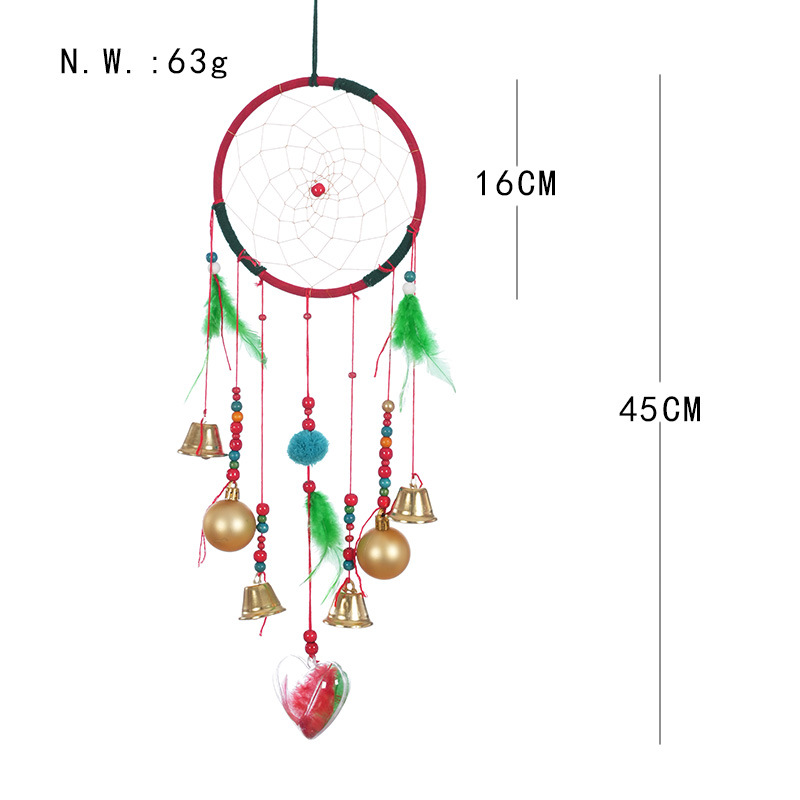 Attrape-rêves carillon à vent décoration de noël à suspendre_voghion.com