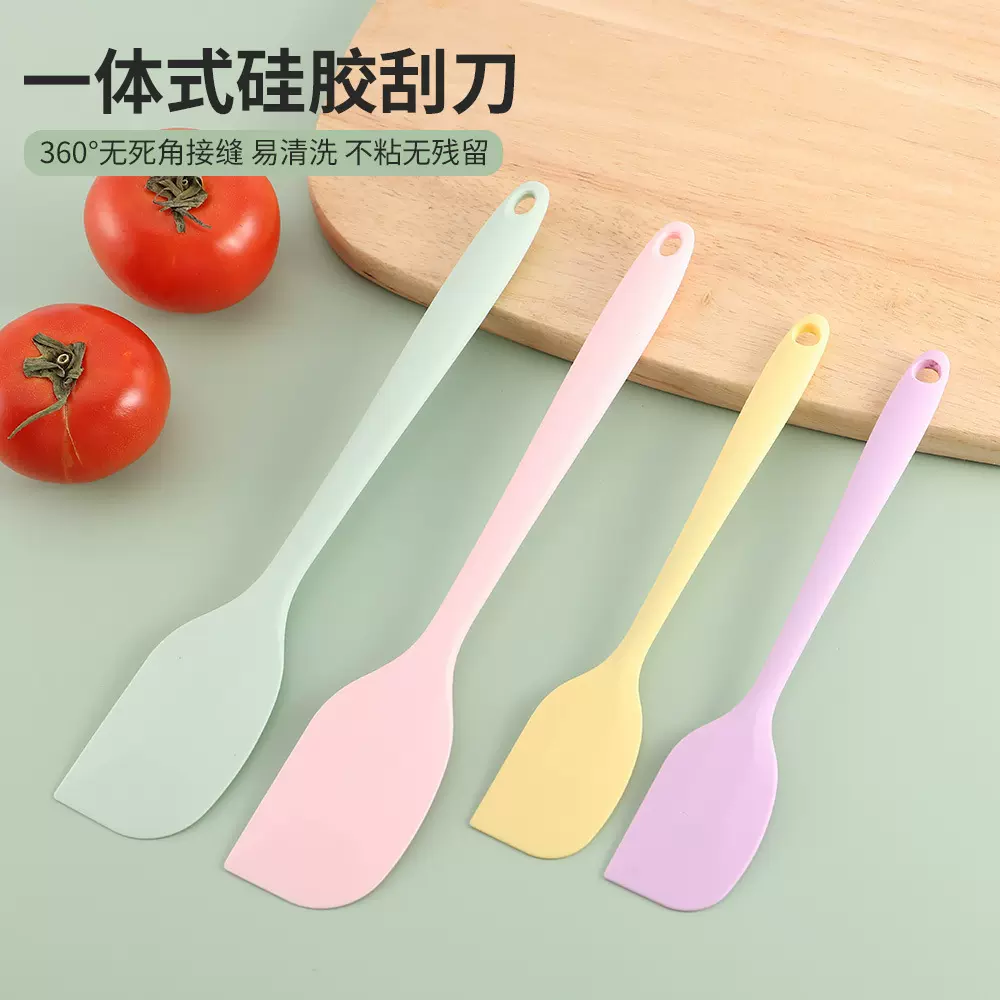 食品级硅胶刮刀大号一体全包抹刀奶油牛油抹刀烘焙刮铲工具现货