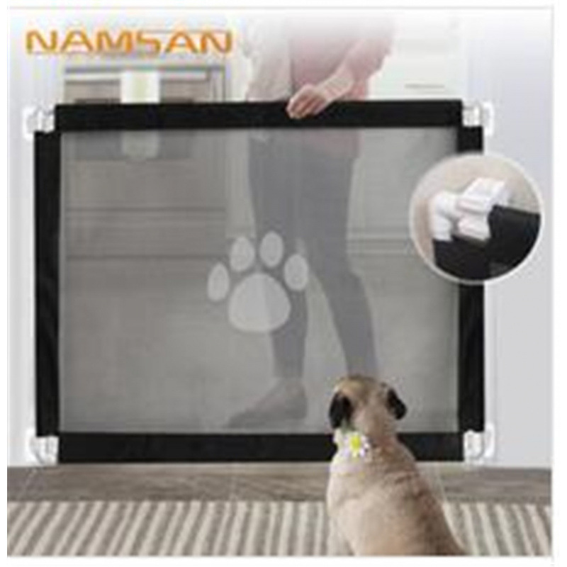 New product pet cat and dog curtain easy to install mesh transparent non-perforated cat claw easy