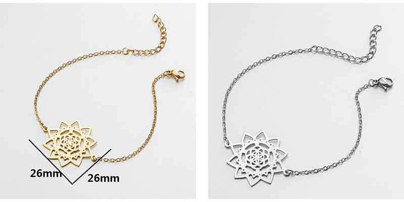 Titanium Steel Simple Style Hollow Out Plating Tree Coconut Tree Bracelets display picture 9