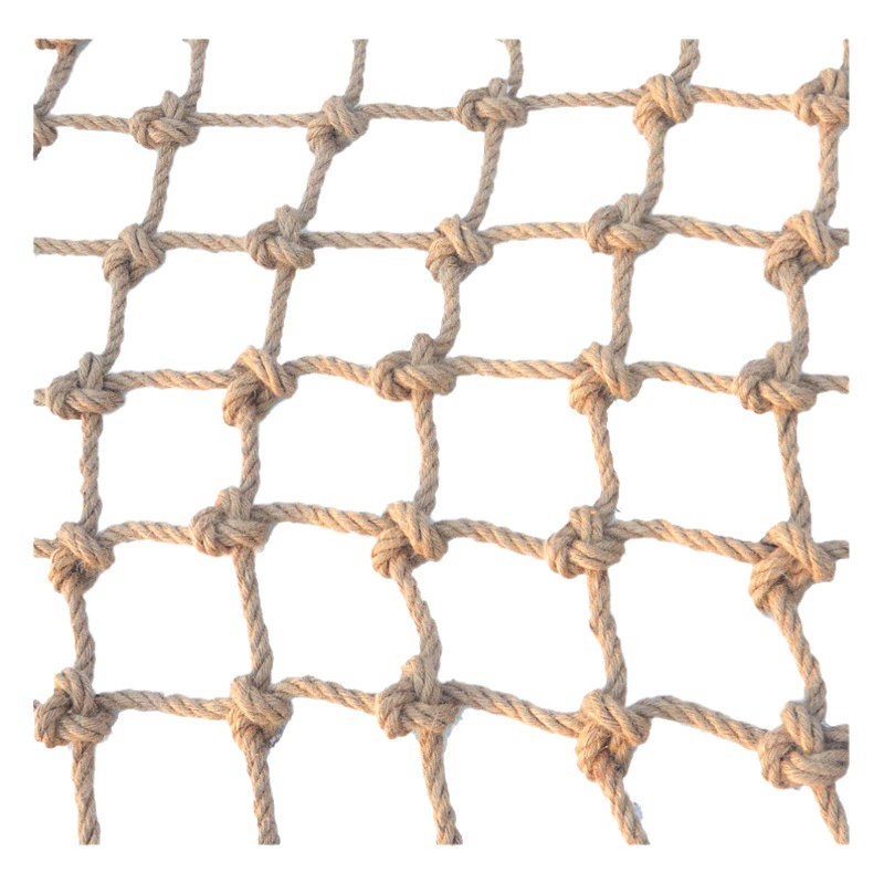 Декоративная сетка из конопляного каната, ретро-сетка для перегородок, декоративная рыболовная сеть, уличная детская сетка для лазания, плетеная сетка из джутового каната