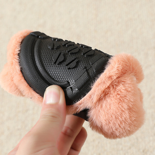 Autumn and winter men's and women's floor socks for adults and children indoor non-slip insulation home cotton shoes winter thickened shoe covers floor shoes