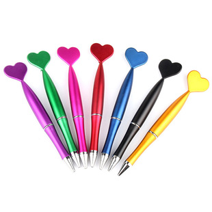 Cross-border creative stationery in stock wholesale love ballpoint pen twist advertising pen wedding festival pen printing logo