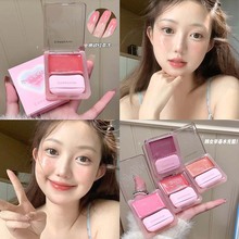 Cappuvini元气光感腮红膏 膨胀色少女感粉粉腮红自然水润韩系彩妆