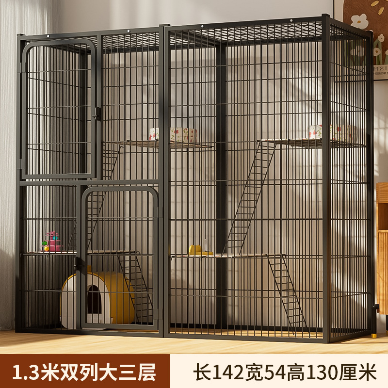 跨境批发猫笼子猫别墅超大空间猫咪大号繁殖别墅家用猫窝猫舍繁育|undefined