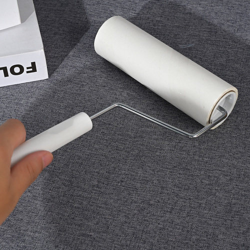 Replacable stick-on roller for floor cleaning, static dust paper with hair removal function, factory wholesale