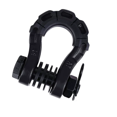 Trailer rope/net/strap: Vehicle Rescue Bow-Shaped Front Bumper - black-single-box