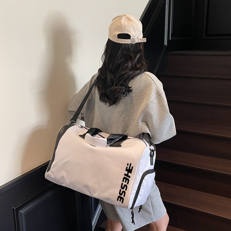 Short Trip Men's Large Capacity Women's Travel Hand Luggage Bag Dry Wet Separation Cycling Sports_voghion.com