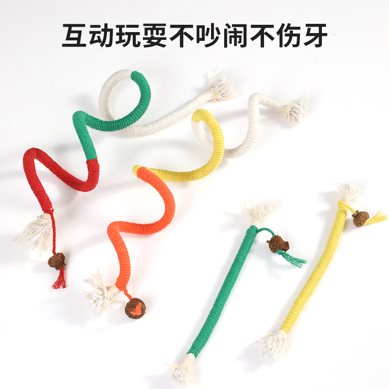 Juguetes para gatos Dientes afilados creativos Dientes Limpiadores Gato Mordiendo Cuerda Mascotas Gato Juguetes Pequeños Suministros para mascotas