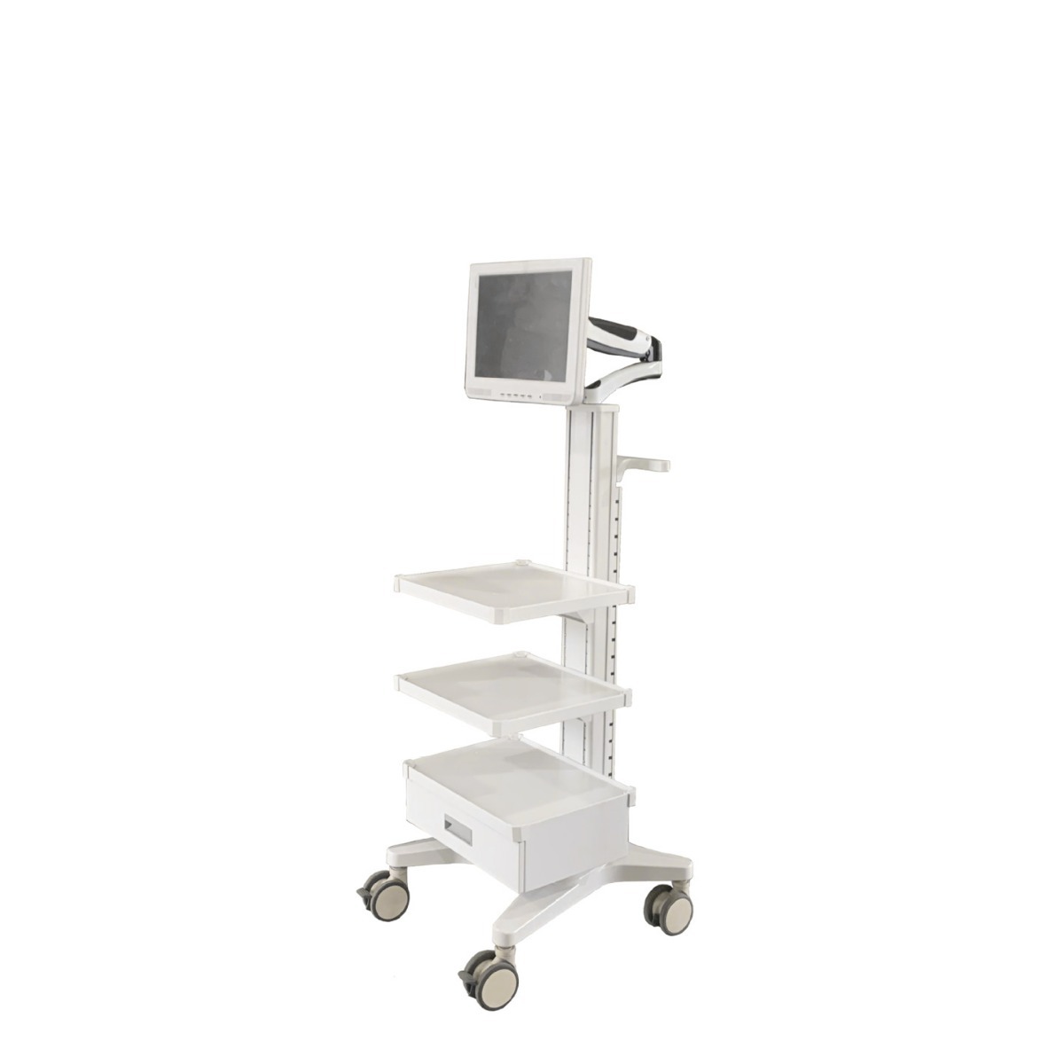 医用五层推车 耳鼻喉内镜推车 手术室设备集成台车