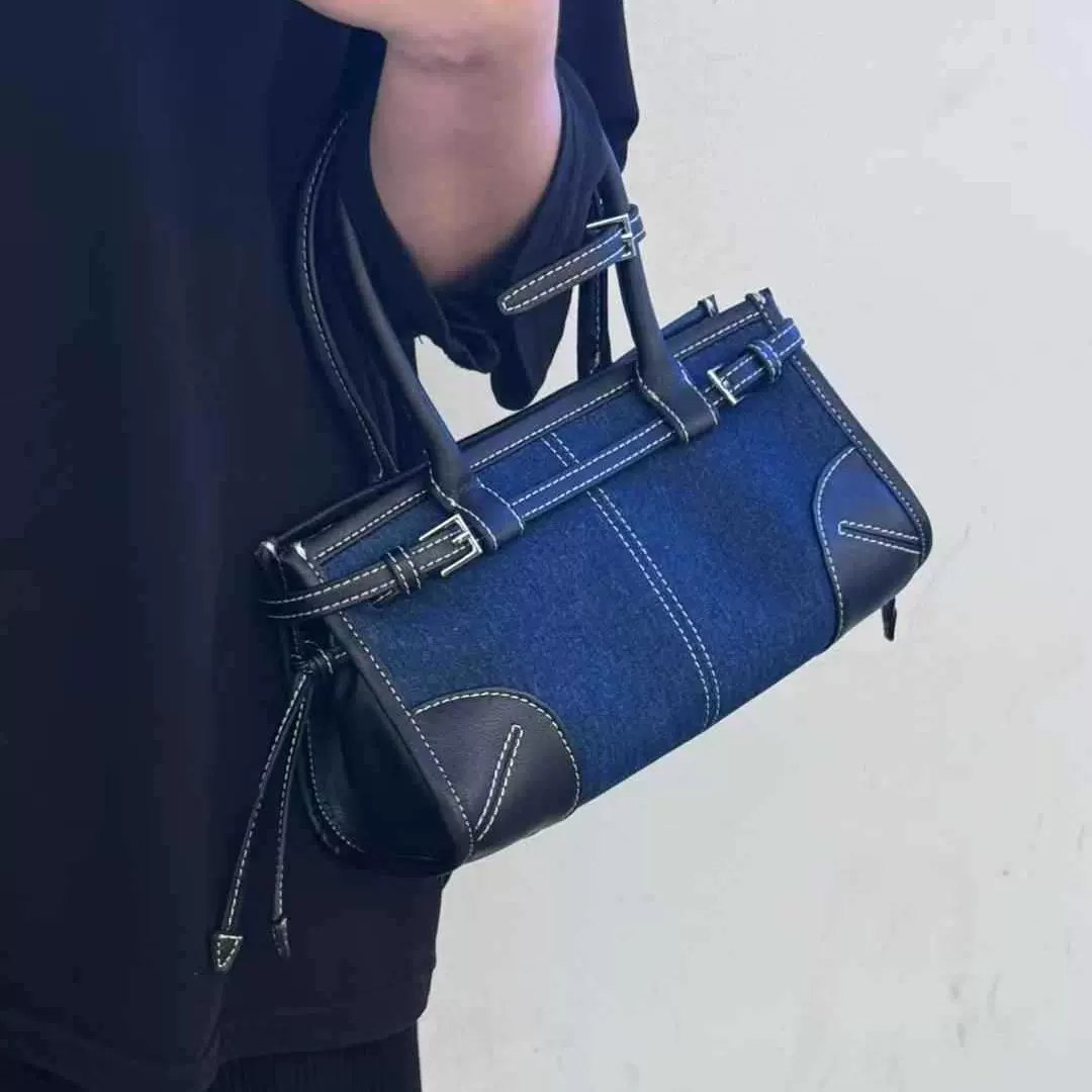 2025新款时尚高级感通勤斜挎包百搭单肩机车手提包包斜跨腋下女包