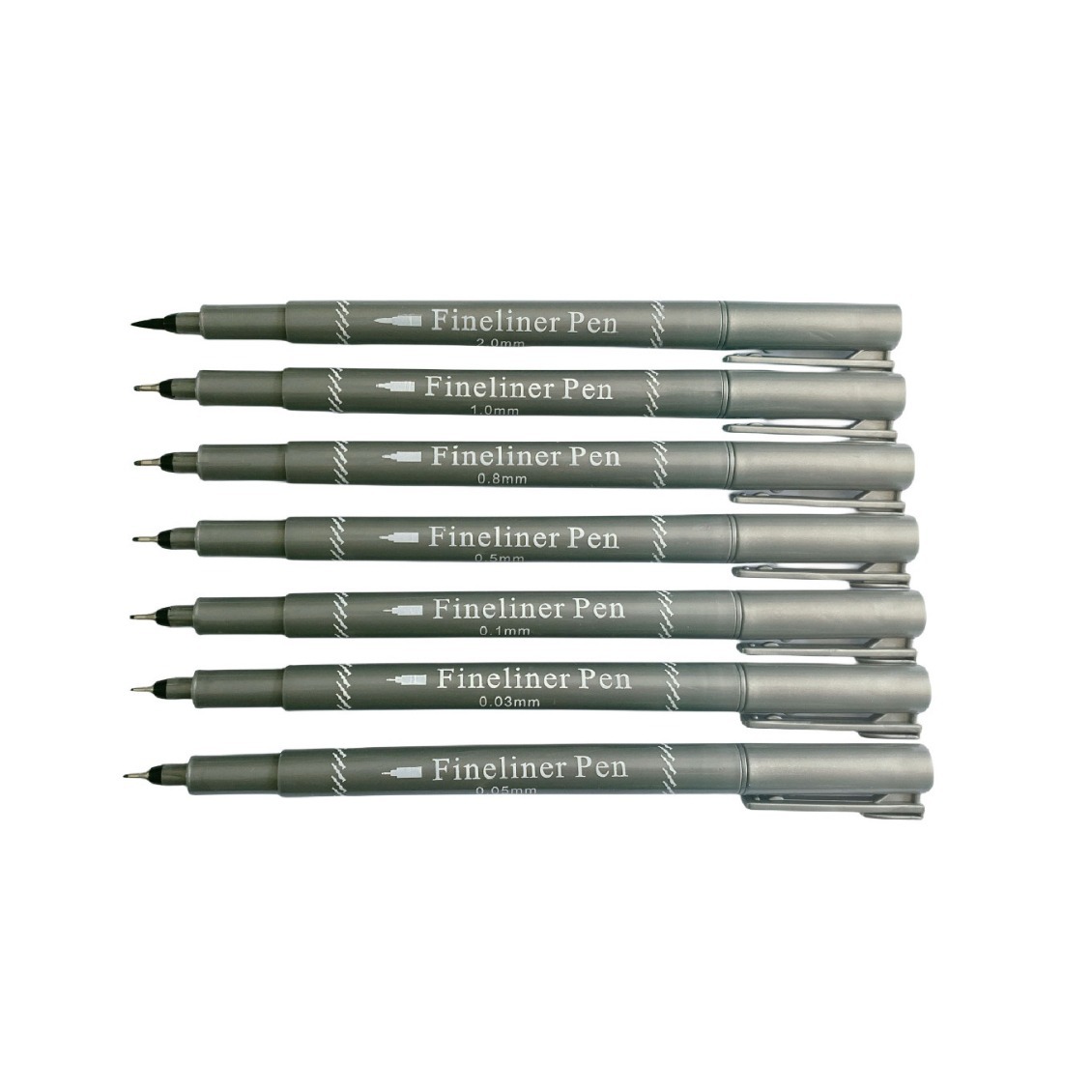 Marker Pen Quick-drying Water-based Gray Rod Black Colorful Student Painting Stroke Ultra-fine Hook Line Pen Boxed Marker Pen