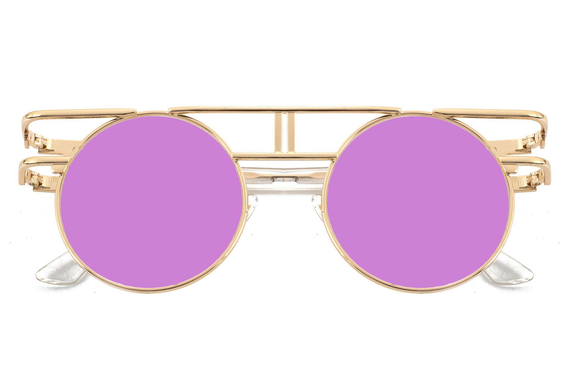 Golden frame purple reflection C13
