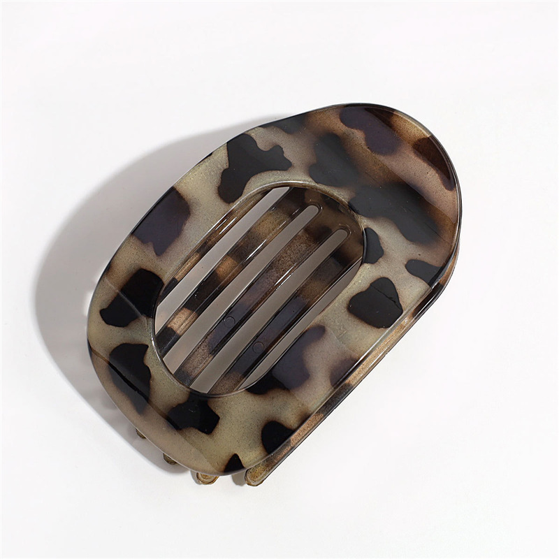 X1-264 블랙 그레이 레오파드 프린트