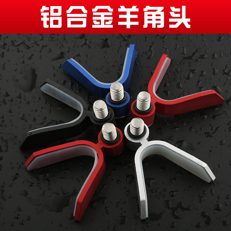 Fábrica venta directa cabeza de soporte barraca cabeza de barraca metálica barraca antideslizante caña de pesca competitiva barraca accesorios de pesca cabeza