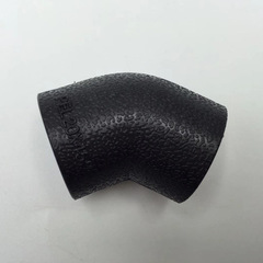 Liqin raw material hot melt HDPE pipe fittings, PE socket 45 degree elbow L20-110 all-plastic pipe fittings