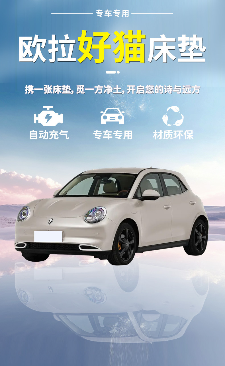Great Wall Euler Good Cat Car Mattress Car Rear Sleeping Mat Trunk Inflatable Bed Air Cushion Supplies Sleeping Handy Gadget