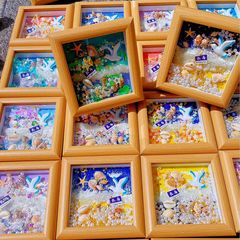 オーシャン文化創造冷蔵庫マグネットメーカー卸売人気フォトフレームテーブルテクスチャ絵画シェル観光景勝地実装屋台