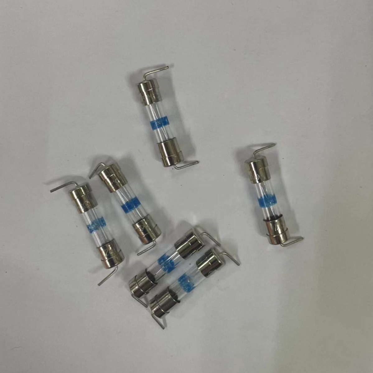 5X20玻璃保险丝管125VF6.3A快溶引线弯脚保险丝保险管