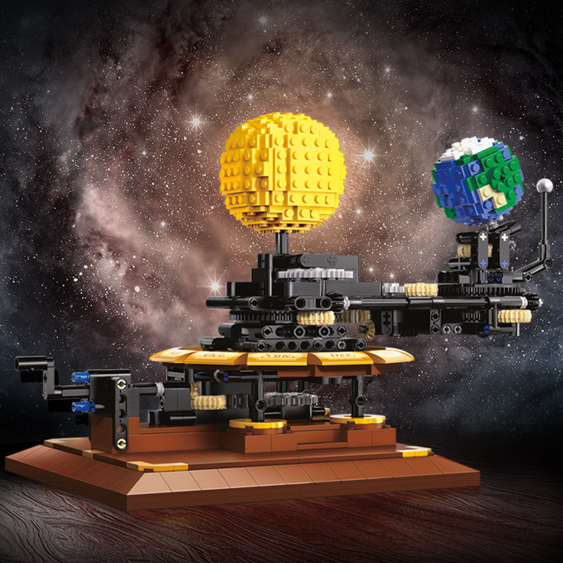Double Eagle C71004 Sistema Solar, Bloques de Construcción Creativos MOC, Juguete Educativo para Niños, Pieza de Exhibición