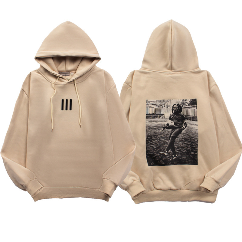 FOG Double Line ESSENTIALS Three Bars Bob Marley Bob Marley Joint Hooded Sweater