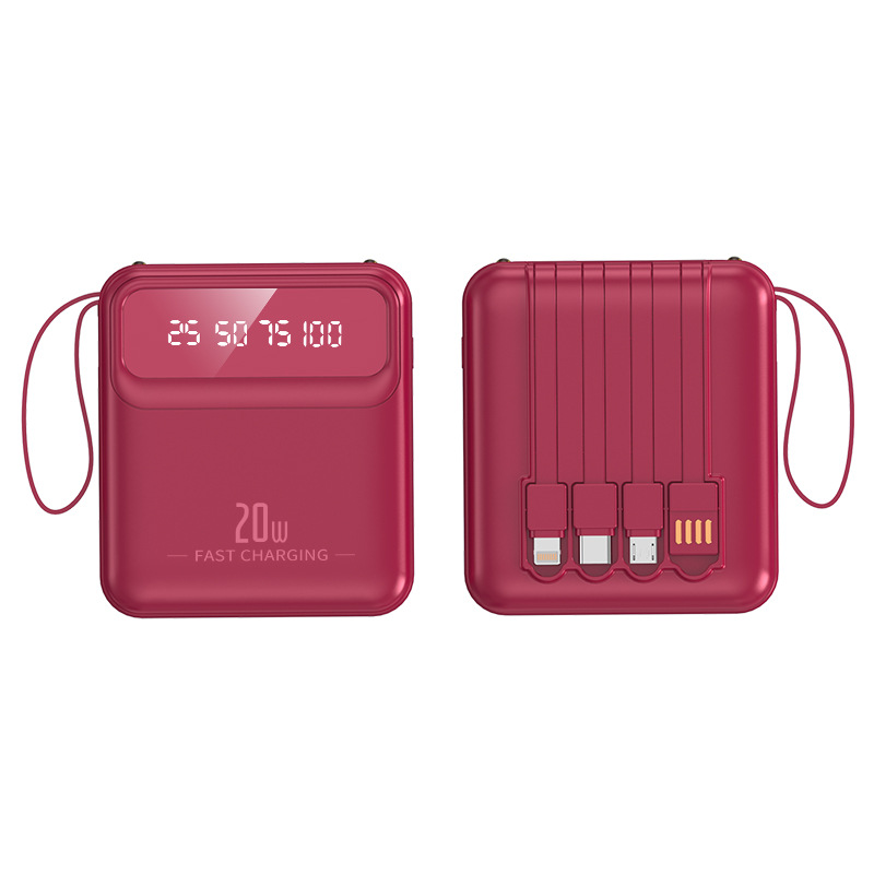Tragbares Ladegerät 20000 mAh mit 3C-Zertifikat, große Kapazität, Reiseladegerät für Geschenke, individuelle Logo-Anpassung möglich