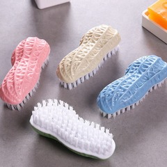 Creative Corn and Peanut Shaped Laundry and Shoe Brushes, Colorful Household Cleaning Brushes, Soft Plastic Bristles, Small Brushes