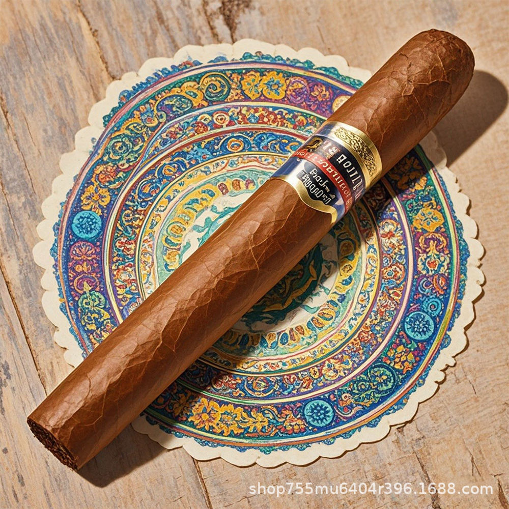 印刷雪茄标签贴纸批量生产不干胶烫金工艺雪茄标签卷 筒贴标