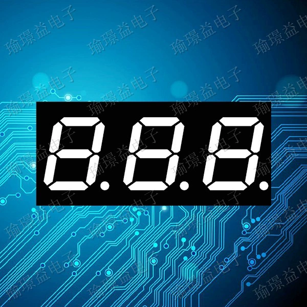 Светодиодная цифровая трубка 0,28 дюйма трехдюймовая синяя цифровая трубка 2381AB 2381BB