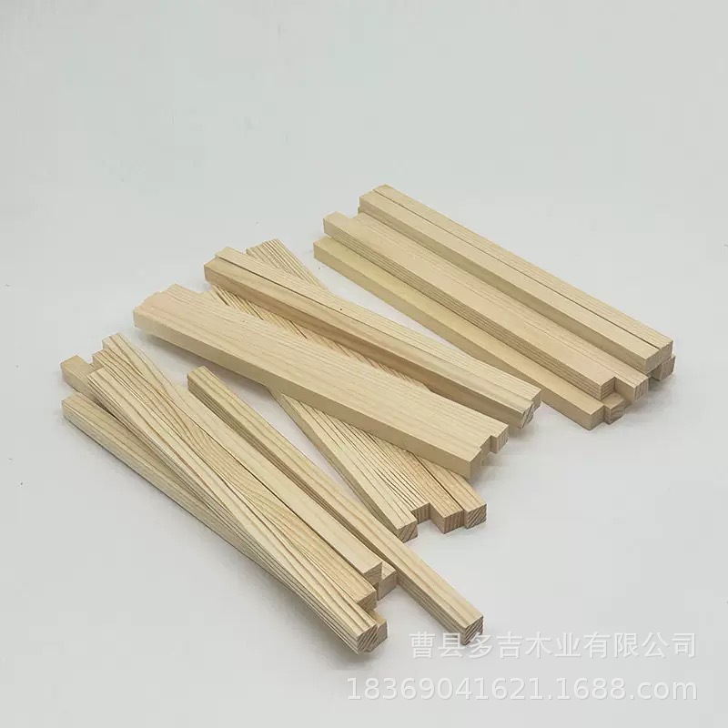 厂家直供方木棍DIY手工制作建筑模型立体材料实木玩具积木椴木条