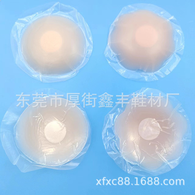Silicone gel pad, anti-bump and anti-glare summer breathable beauty back and bust pad, waterproof wedding gel, seamless nipple pad