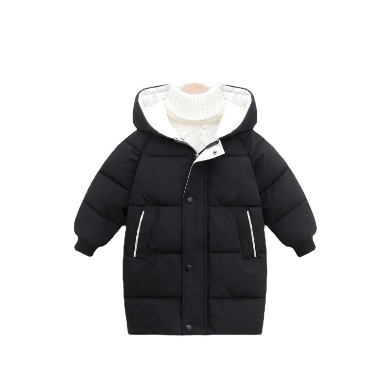 2023 ropa acolchada de algodón para niños nuevos Ropa de invierno para niñas de longitud media para niños Ropa acolchada de algodón estilo coreano bebé engrosada al por mayor