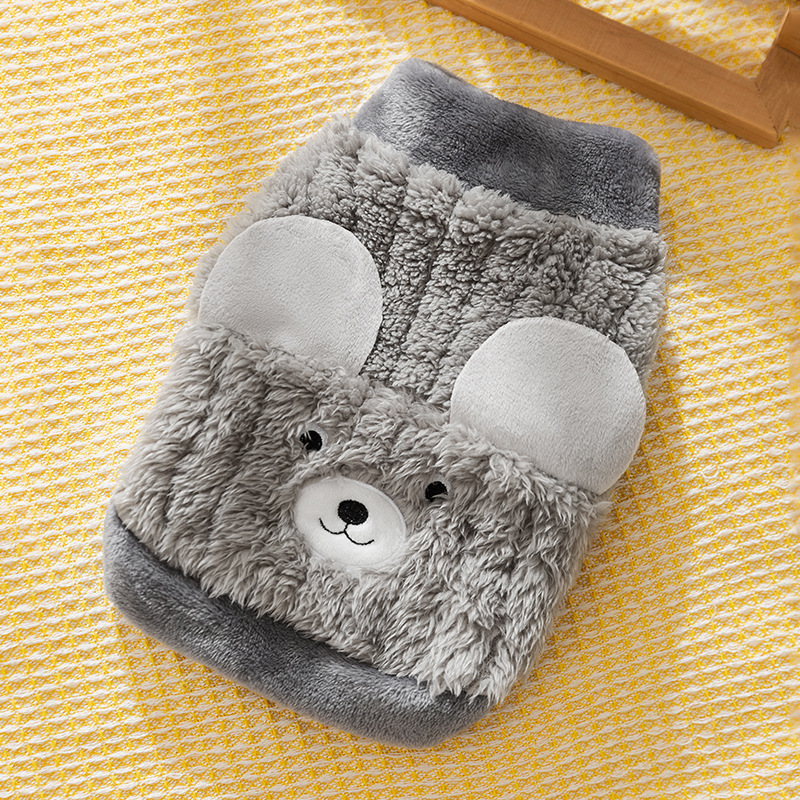 Otoño y invierno perros coreanos orejas tridimensionales osos dos patas cálidas camisas de terciopelo gato invierno peluche ropa de perro