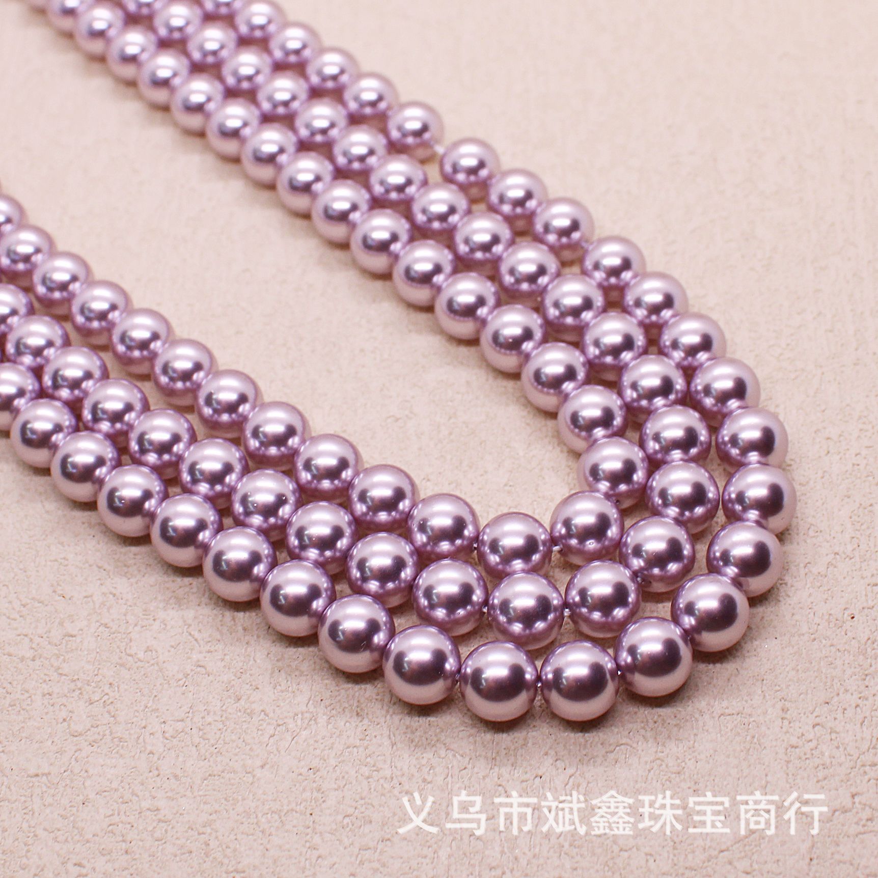 斌鑫ジュエリー7a高品質施家瑠璃真珠散珠直孔貝殻真珠diyアクセサリー部品バッチ