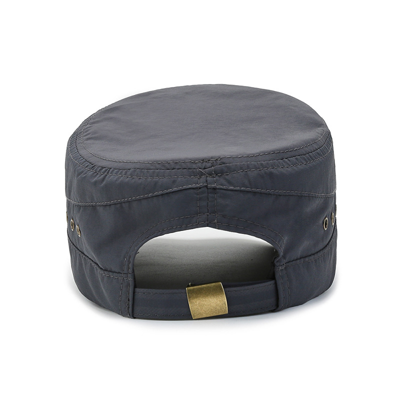 Sommerhut mit flacher Oberseite, schnelltrocknender Sonnenschutz für den Außenbereich, dünner, atmungsaktiver Entenschnabelhut, cooler Reisehut für Herren_voghion.com