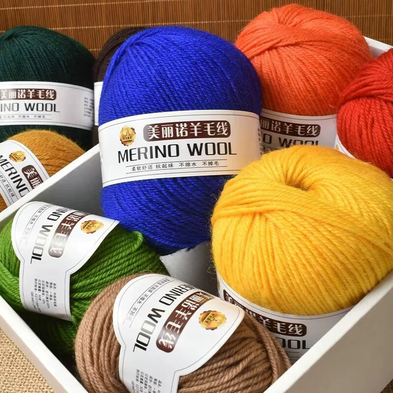 290 мелано шерстяные нити ручной вязки 4 разноцветные шерстяные нити средней шерсти шерстяные шарнирные нити шерстяные шарнирные нити оптом