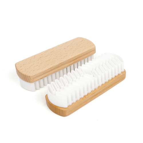 Yingte suede brush suede rubber shoe brush beech wood suede snow boot brush cleaning brush wholesale shoe gifts