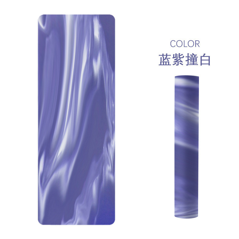 露露lululemon瑜伽垫天然橡胶防滑女专用运动垫5mm加厚隔音健身垫|undefined