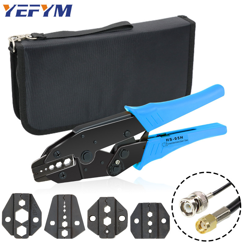 Coaxial Connector Cable Hexagonal Terminal Bnc Interface Surveillance Video Terminal Crimping Pliers Fiber Optic Tool Coaxial Connector Cable Hexagonal Terminal Bnc Interface Surveillance Video Terminal Crimping Pliers Fiber Optic Tool