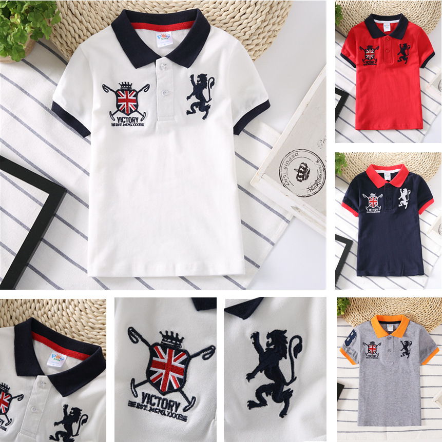 2021 Hot sale polo kids shirt boys tops...