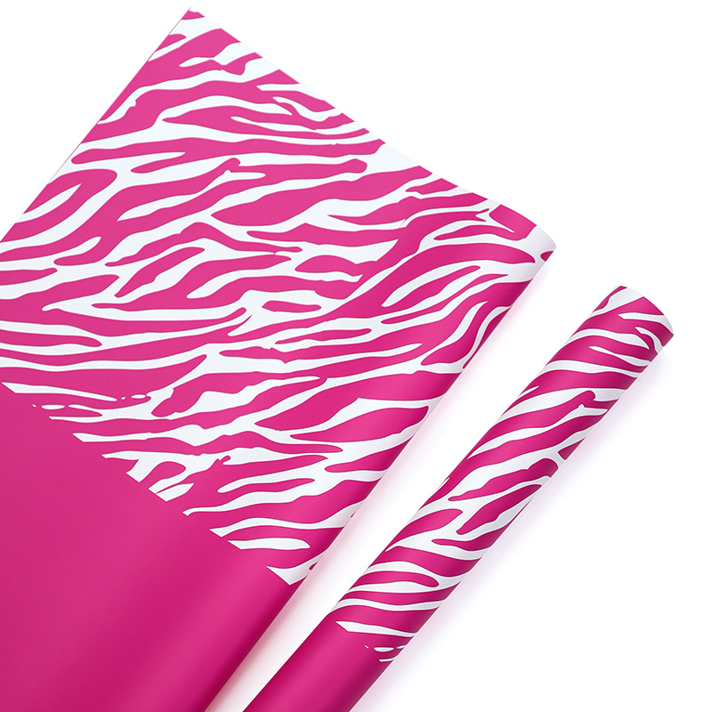 Huaxi Yuyin serie zebra flor de papel de embalaje comercio exterior transfronterizo al por mayor florista de material de ramo de flores