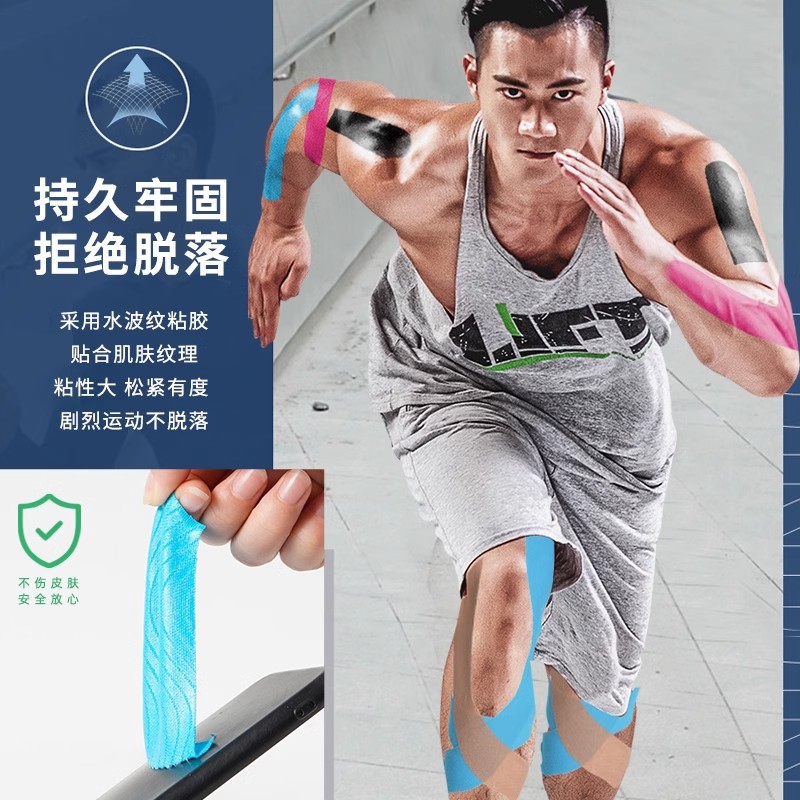 Adhesivo muscular especial para la cara con patrón de patrón