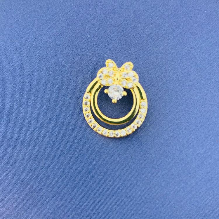 2022 nuevo trébol giratorio simple cien colgante fuente joyería fábrica al por mayor directa sin cadena